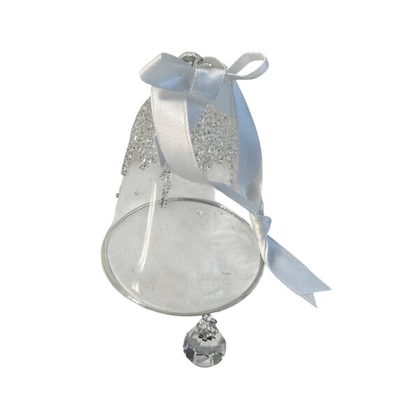 Swarovski Annual Crystal Bell Christmas Ornament - Damaged - Picture 2 of 2